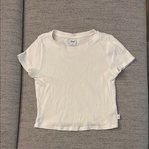 TNA Crop White Tee